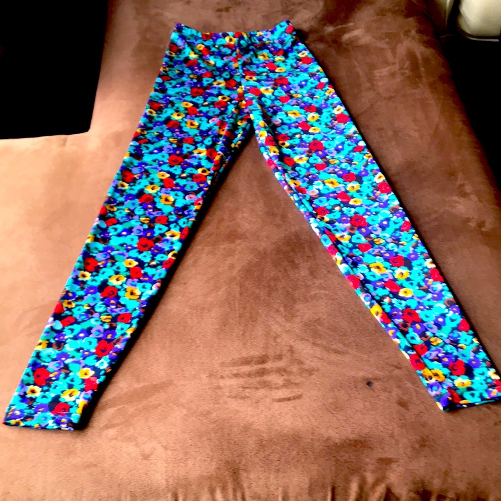 American apparel floral leggings